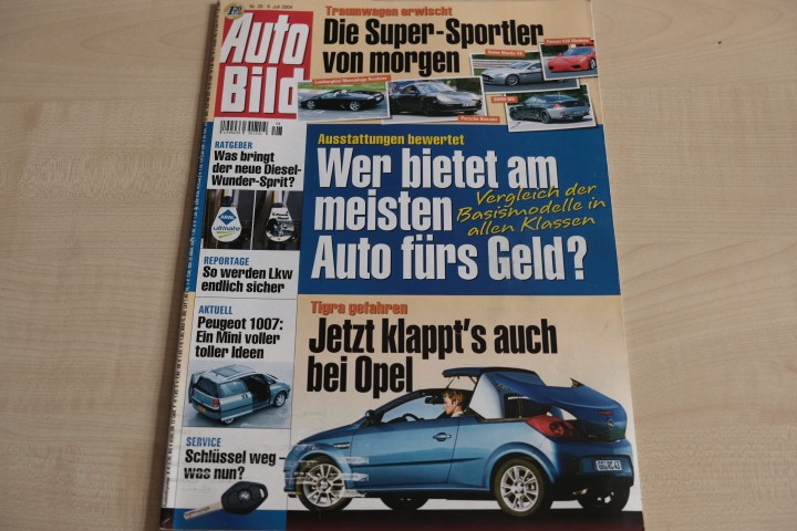Deckblatt Auto Bild (28/2004)